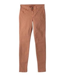 J Brand Mid Rise Lux Twill Skinny Jeans